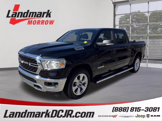2022 Diamond Black Crystal Pearlcoat Ram 1500 Big Horn RWD Truck