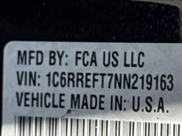 2022 Diamond Black Crystal Pearlcoat Ram 1500 Big Horn RWD Truck