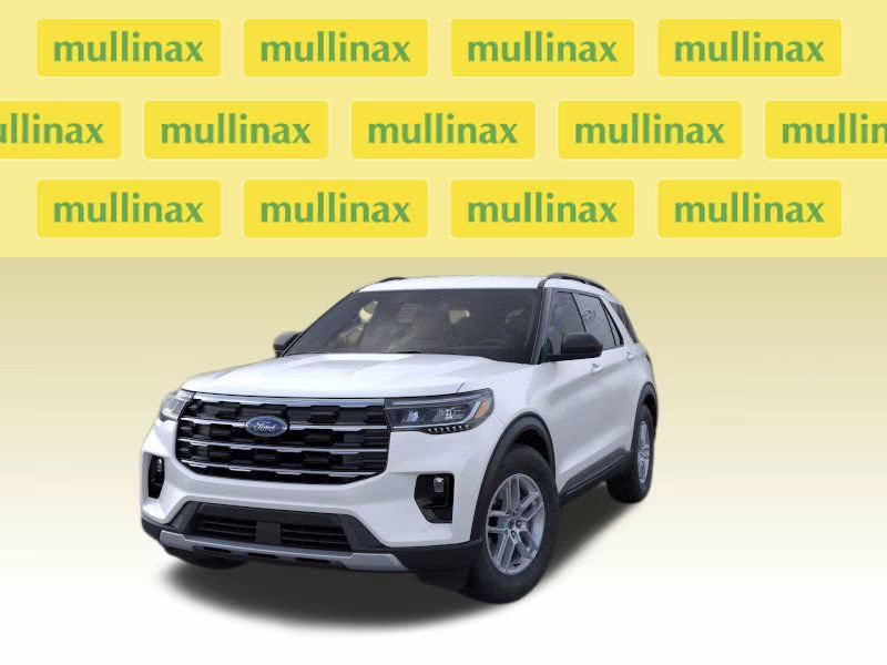 2026 Star White Metallic Tri-Coat Ford Explorer Active RWD SUV