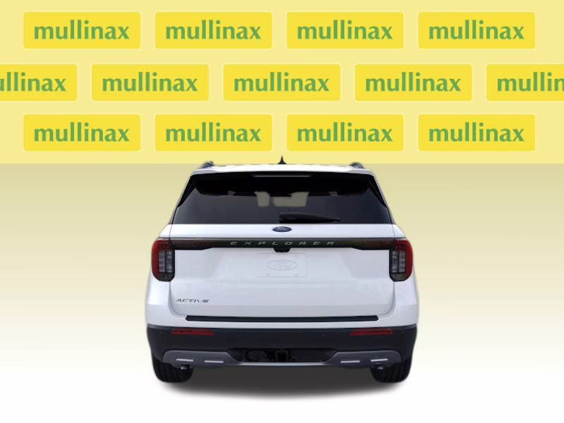 2026 Star White Metallic Tri-Coat Ford Explorer Active RWD SUV