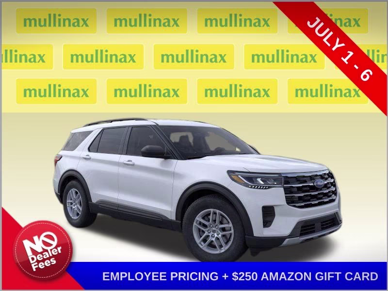2026 Space White Metallic Ford Explorer Active RWD SUV