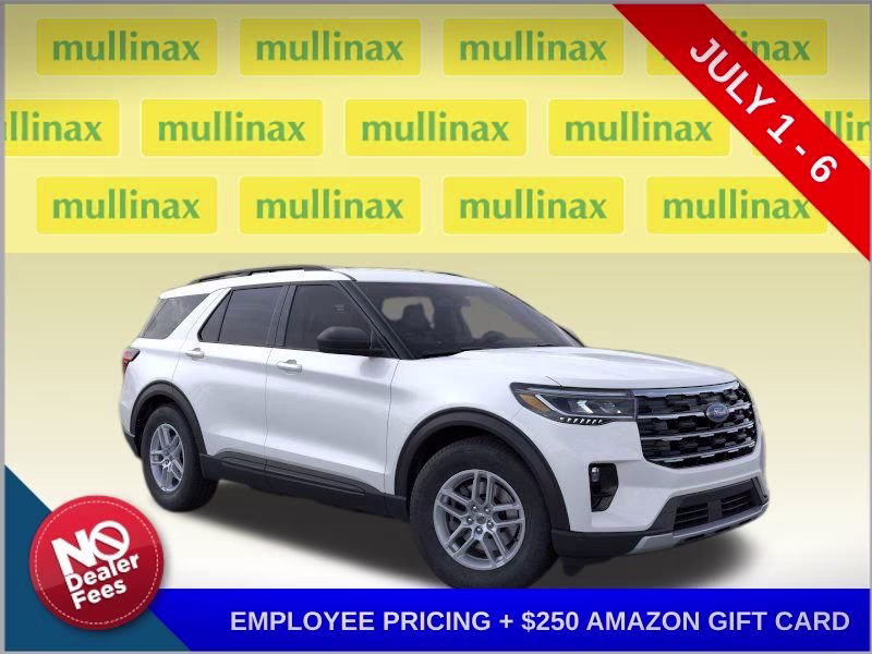 2026 White Metallic Ford Explorer Active RWD SUV