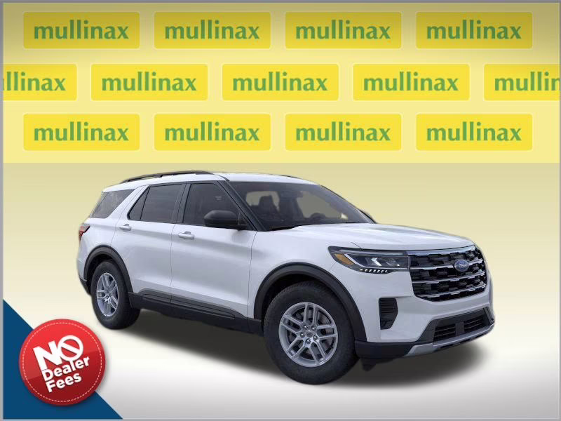 2026 Space White Metallic Ford Explorer Active RWD SUV