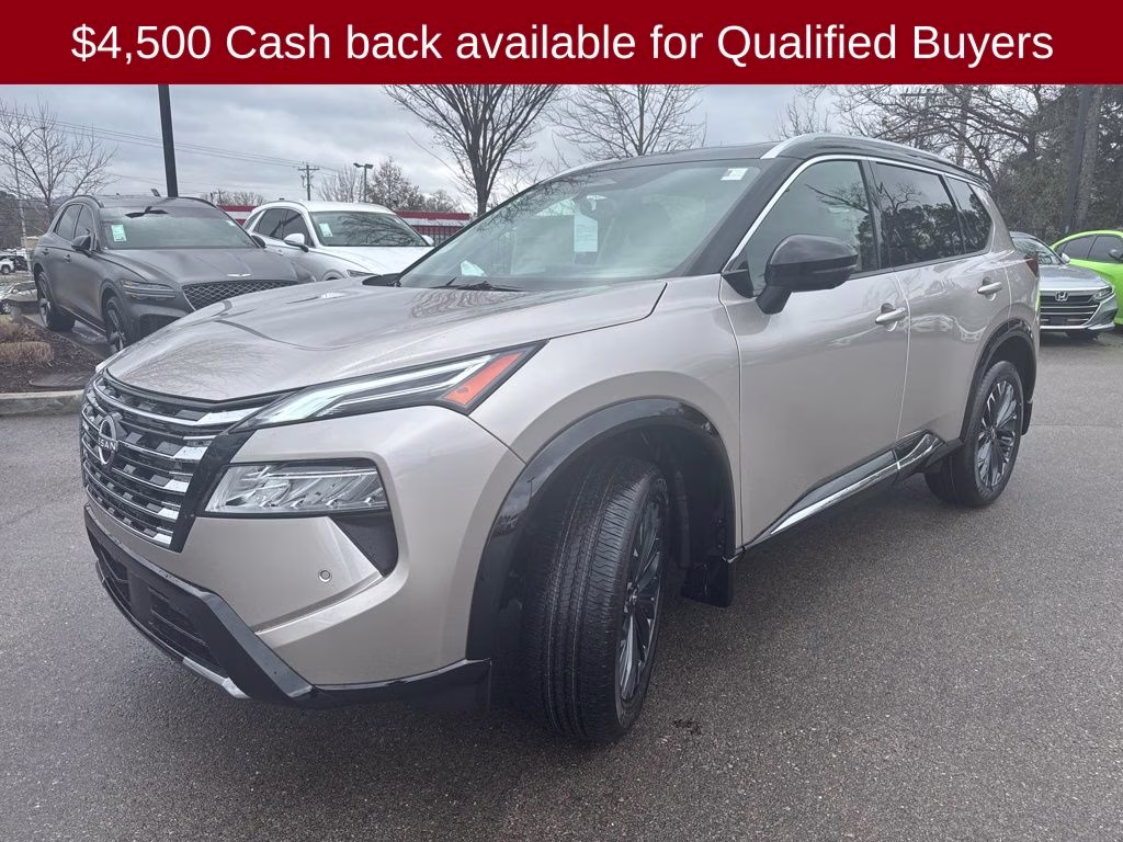 2026 Champagne Silver Metallic Nissan Rogue Platinum AWD SUV