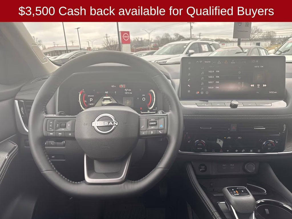 2026 Champagne Silver/Black Nissan Rogue Platinum AWD SUV