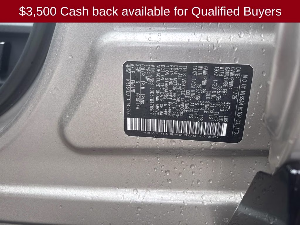 2026 Champagne Silver/Black Nissan Rogue Platinum AWD SUV