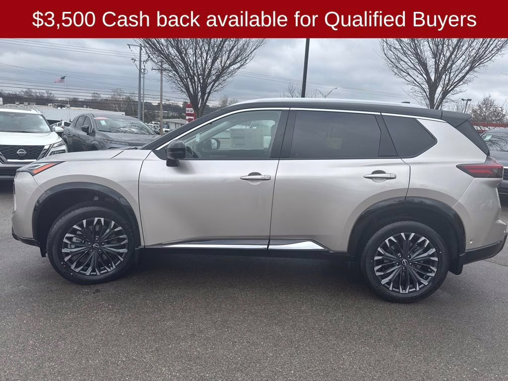 2026 Champagne Silver/Black Nissan Rogue Platinum AWD SUV