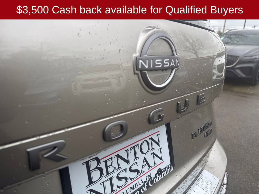 2026 Champagne Silver/Black Nissan Rogue Platinum AWD SUV
