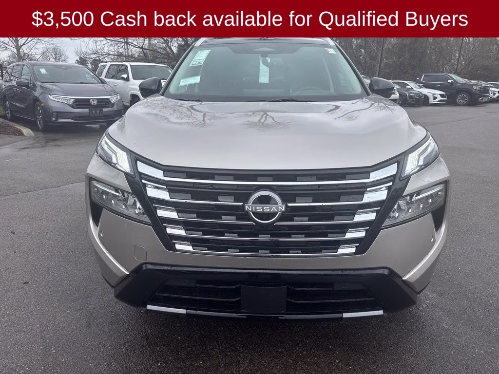 2026 Champagne Silver/Black Nissan Rogue Platinum AWD SUV