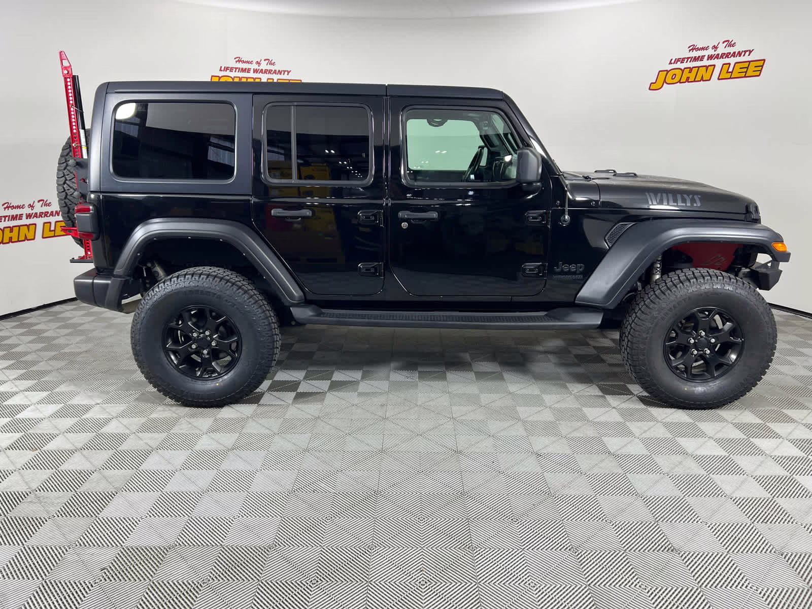 2021 Black Clearcoat Jeep Wrangler Unlimited Willys 4X4 SUV