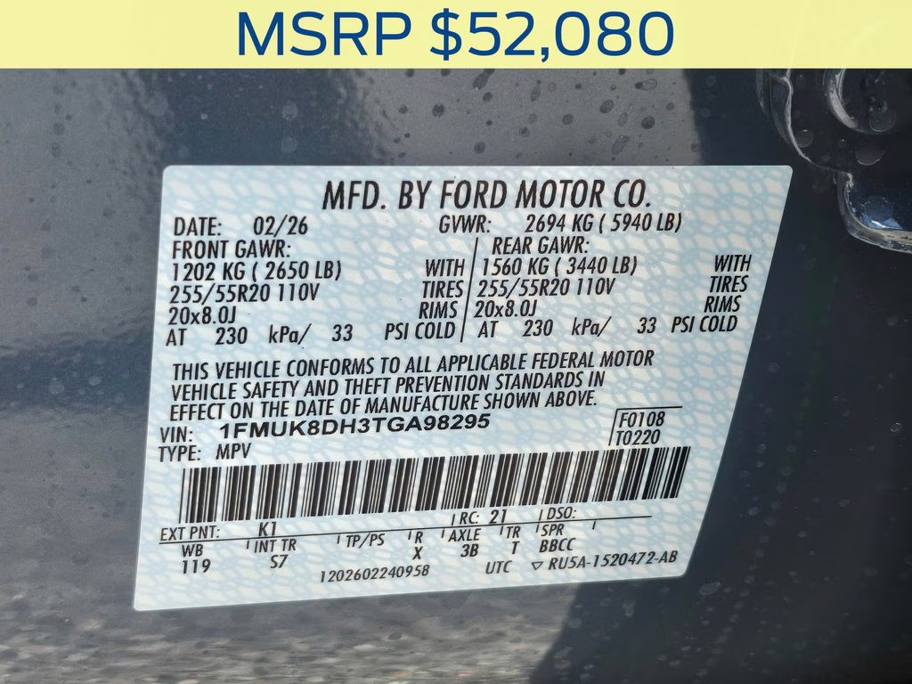 2026 Vapor Blue Metallic Ford Explorer Active 4X4 SUV