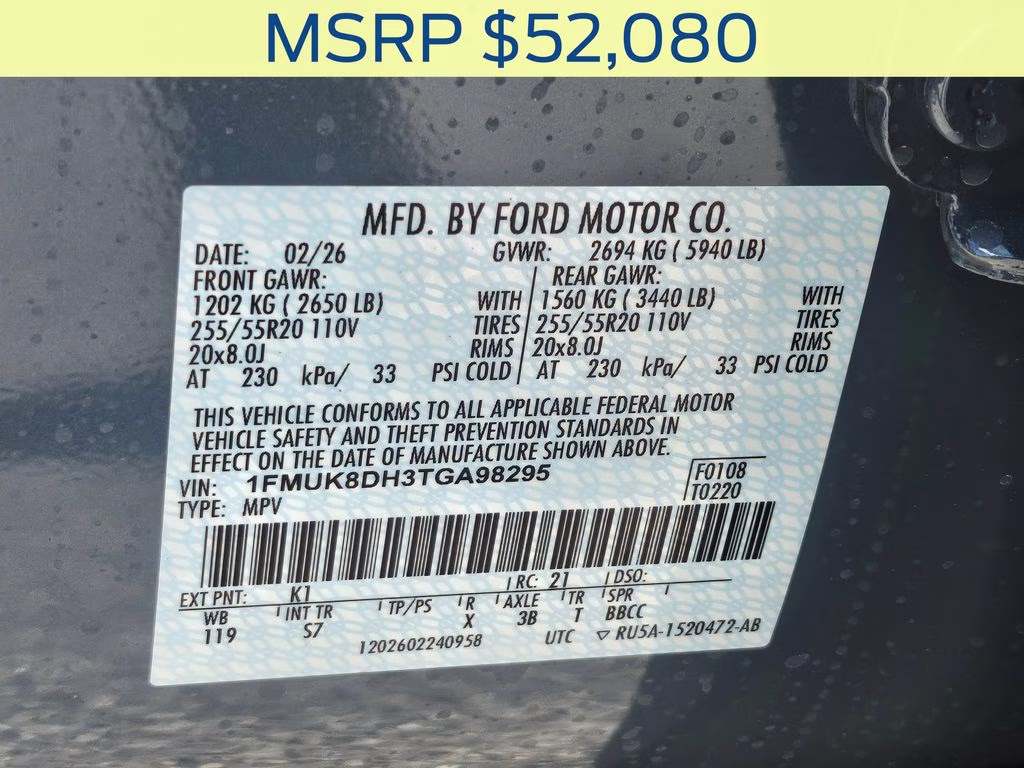 2026 Vapor Blue Metallic Ford Explorer Active 4X4 SUV