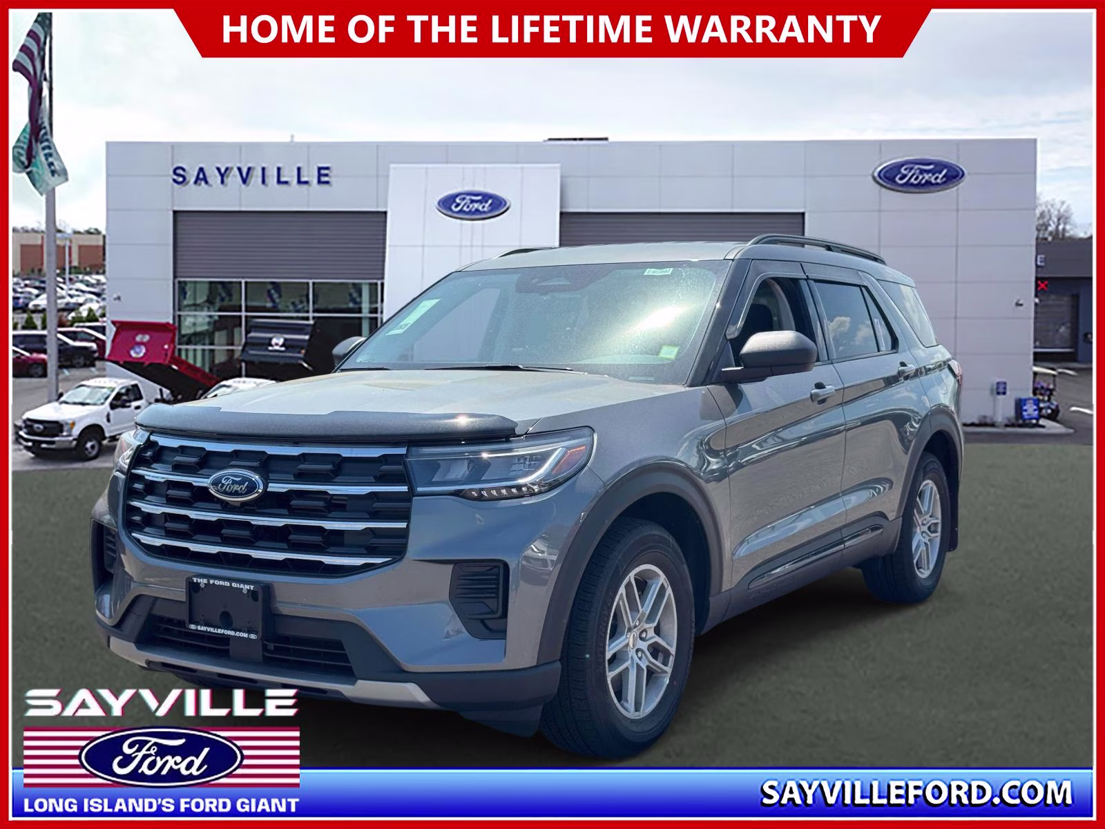 2026 Carbonized Gray Metallic Ford Explorer Active w/100A Pkg 4WD 4X4 SUV