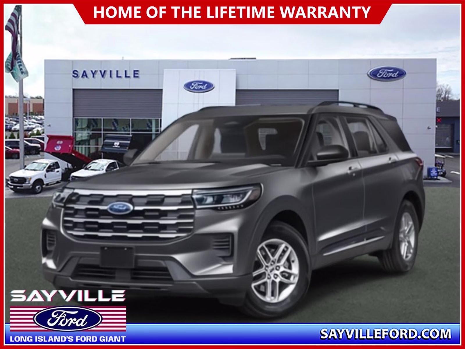 2026 Carbonized Gray Metallic Ford Explorer Active w/100A Pkg 4WD 4X4 SUV