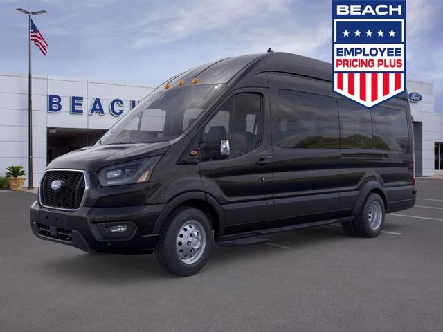 2026 Agate Black Metallic Ford Transit-350 XLT RWD Van