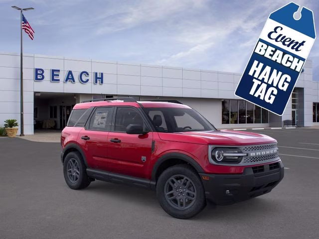 2026 Ruby Red Metallic Tinted Clearcoat Ford Bronco Sport Big Bend 4X4 SUV