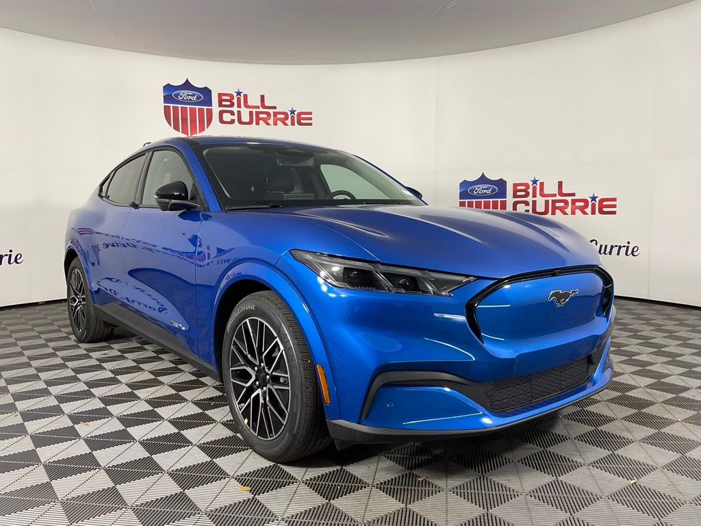 2026 Blue Ford Mustang Mach-E Premium RWD SUV