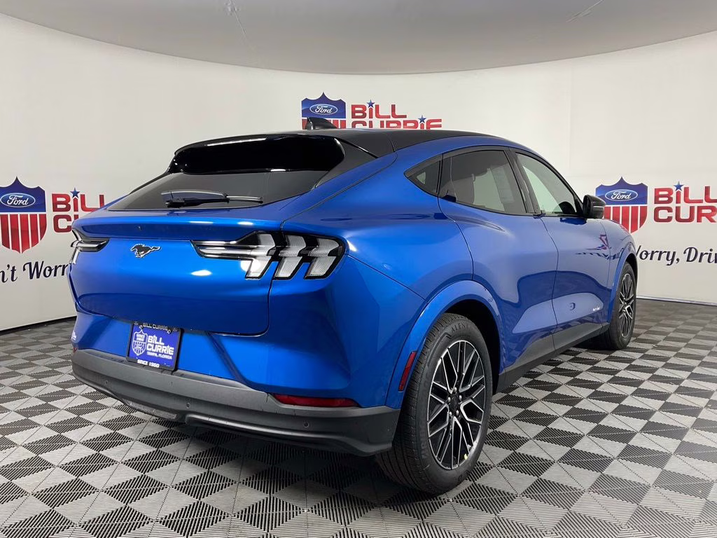 2026 Blue Ford Mustang Mach-E Premium RWD SUV