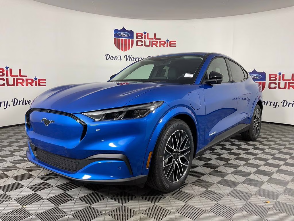 2026 Blue Ford Mustang Mach-E Premium RWD SUV