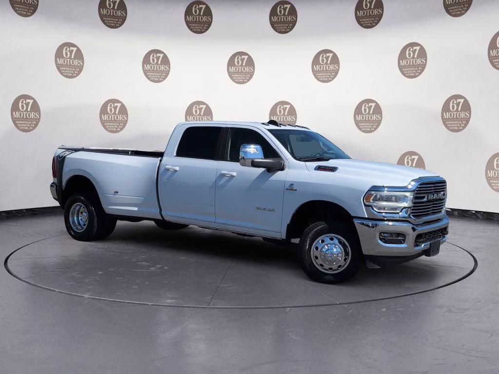 2024 Bright White Clearcoat Ram 3500 Laramie 4X4 Truck