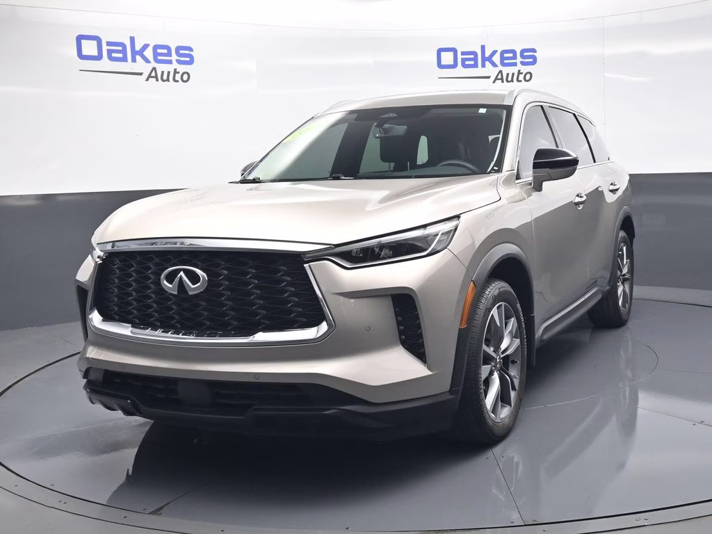 2025 Warm Titanium INFINITI QX60 LUXE FWD SUV