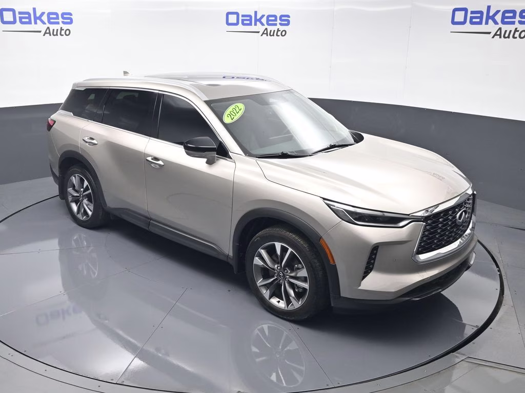 2025 Warm Titanium INFINITI QX60 LUXE FWD SUV