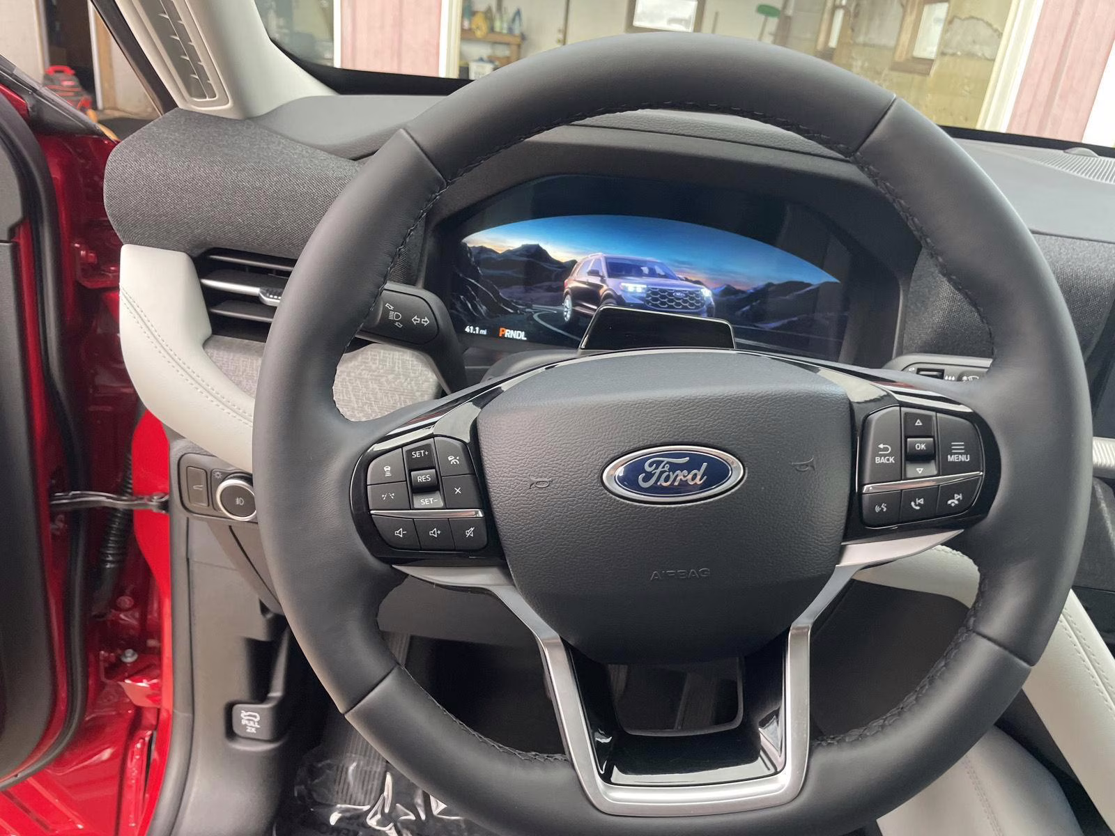 2026 Rapid Red Metallic Tinted Clearcoat Ford Explorer Platinum 4X4 SUV