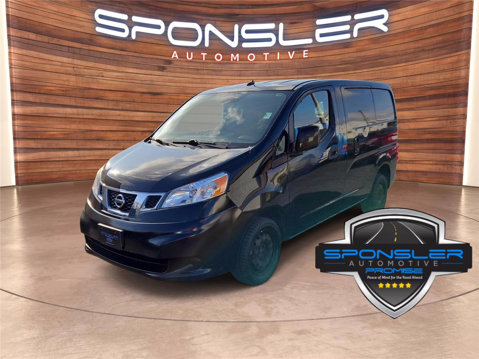 Super Black 2014 Nissan NV200 SV Van Front-Wheel Drive Continuously Variable Transmission