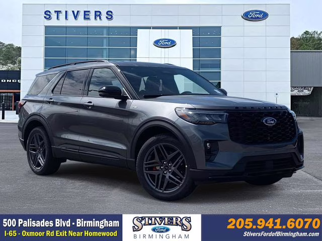 2026 Gray Metallic Ford Explorer ST-Line RWD SUV