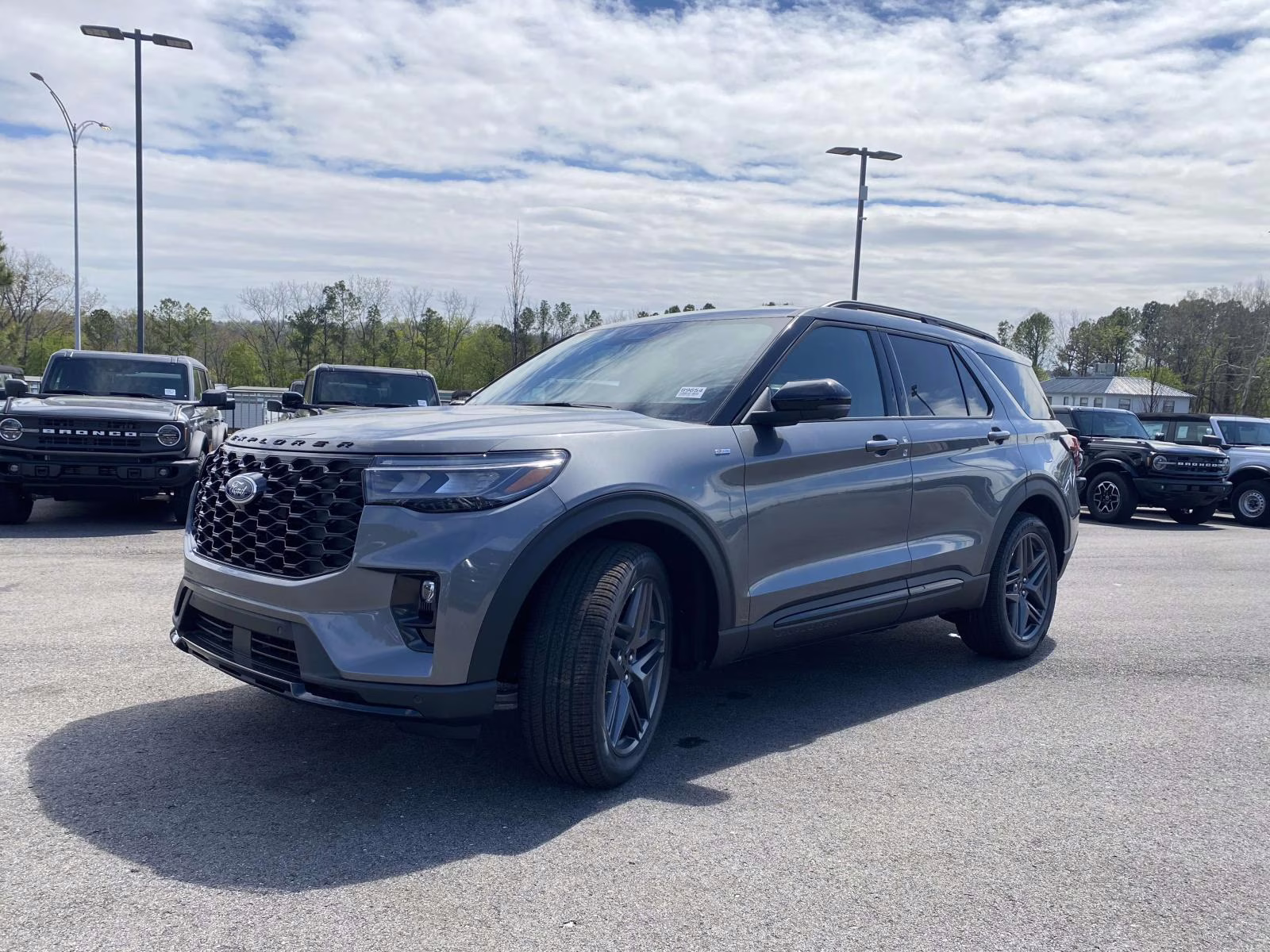 2026 Gray Metallic Ford Explorer ST-Line RWD SUV