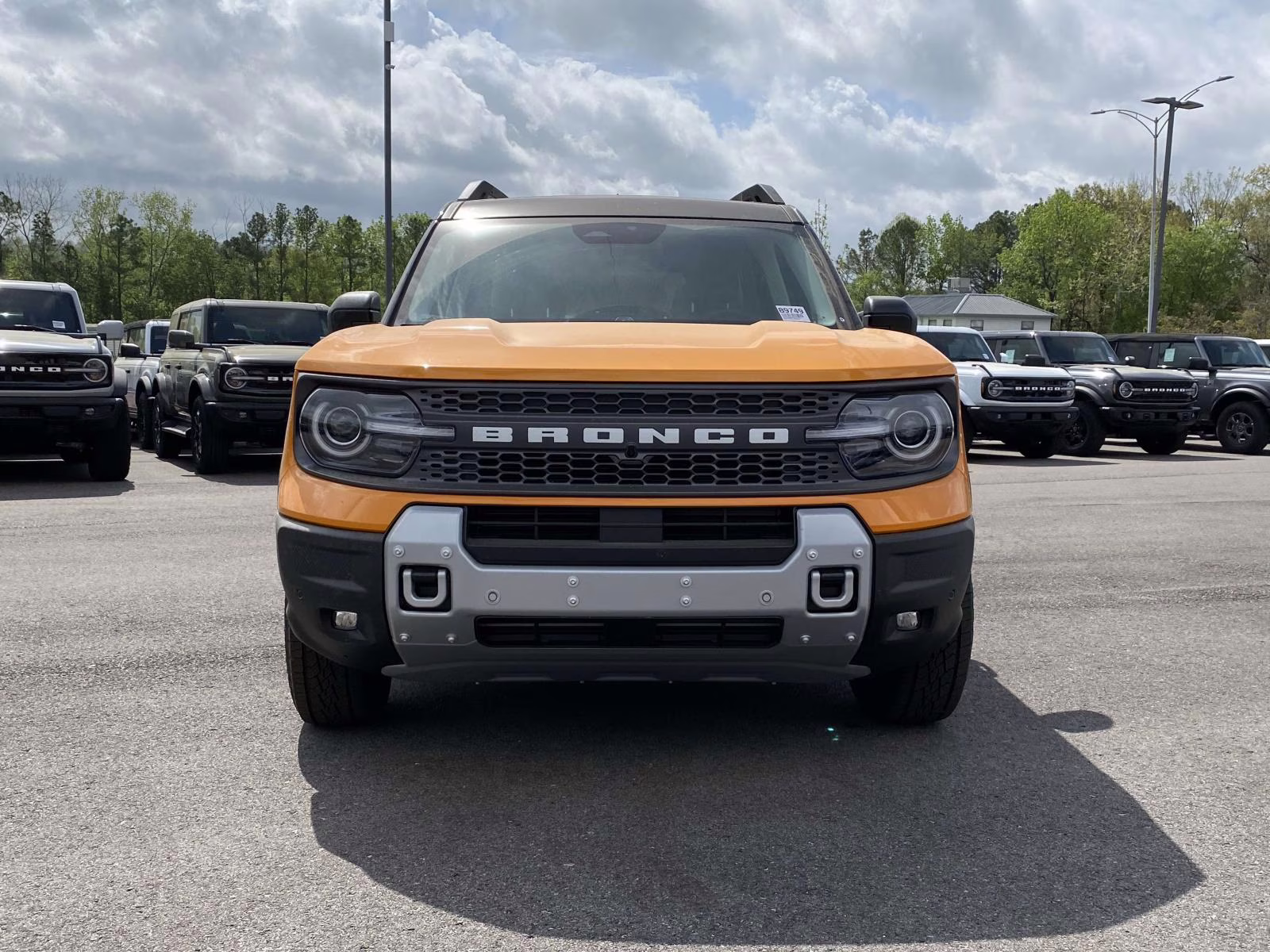 2026 Orange Fury Metallic Tri-Coat Ford Bronco Sport Badlands 4X4 SUV