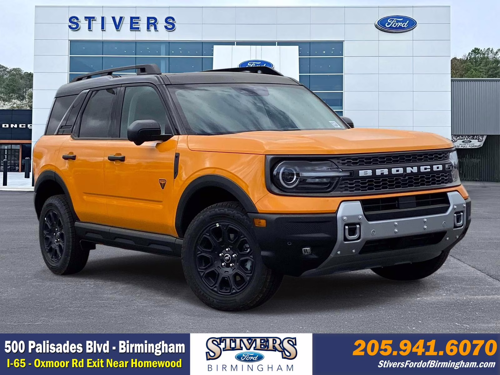 2026 Orange Fury Metallic Tri-Coat Ford Bronco Sport Badlands 4X4 SUV