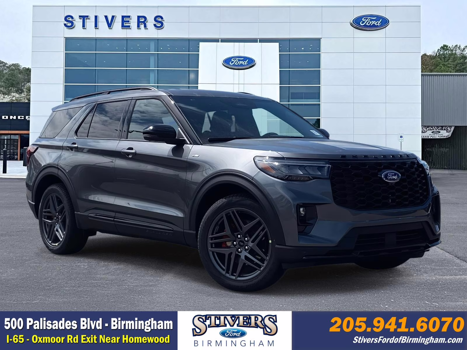 2026 Gray Metallic Ford Explorer ST-Line RWD SUV