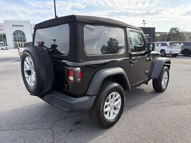 2023 Black Clearcoat Jeep Wrangler Sport S 4X4 Convertible