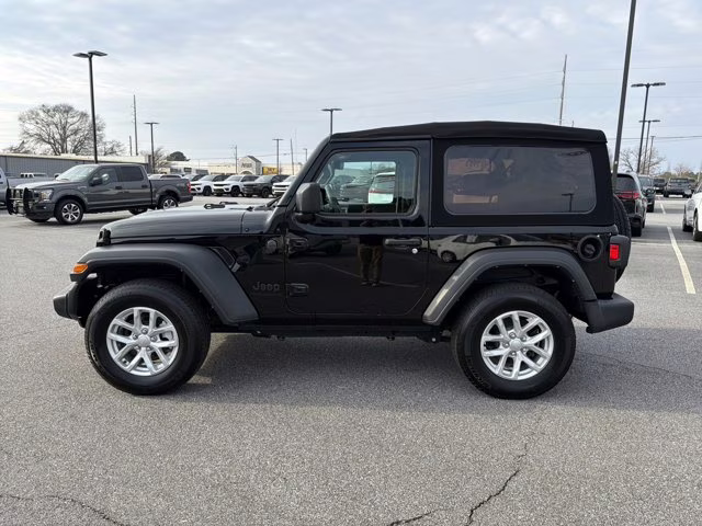 2023 Black Clearcoat Jeep Wrangler Sport S 4X4 Convertible
