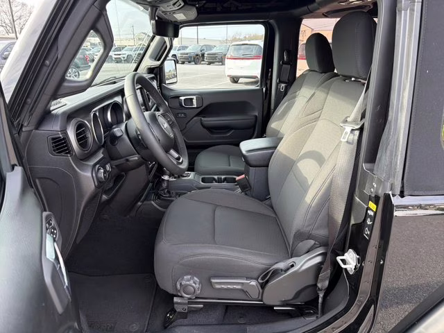 2023 Black Clearcoat Jeep Wrangler Sport S 4X4 Convertible