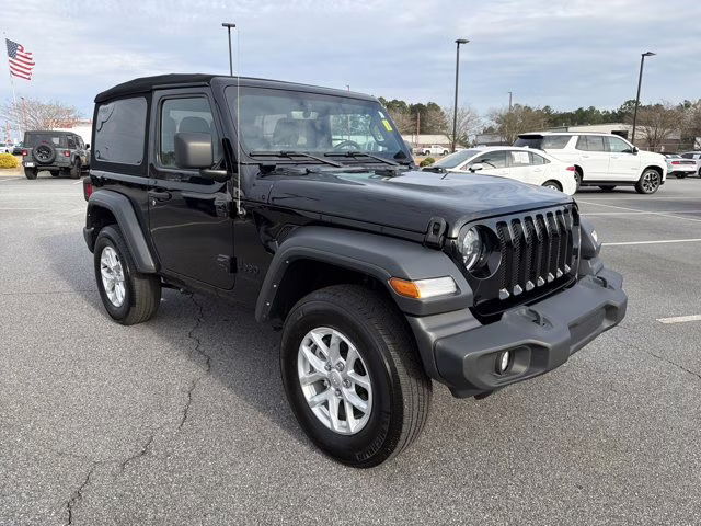 2023 Black Clearcoat Jeep Wrangler Sport S 4X4 Convertible