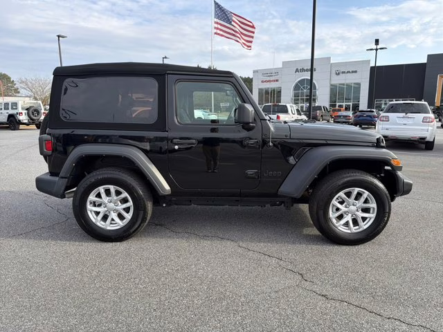2023 Black Clearcoat Jeep Wrangler Sport S 4X4 Convertible
