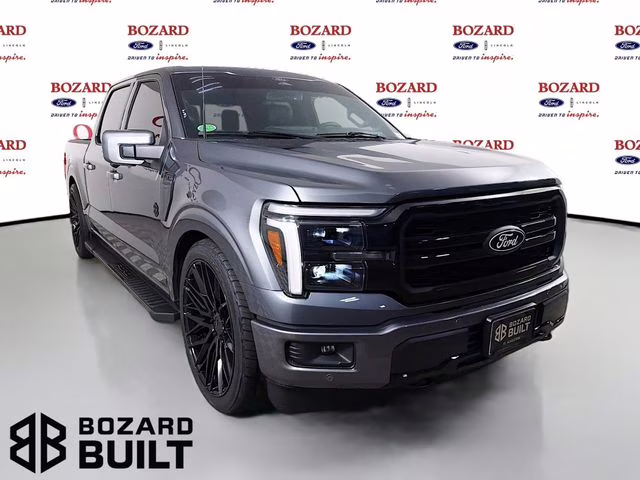 2026 Carbonized Gray Metallic Ford F-150 Lariat Bozard Built 4X4 Truck