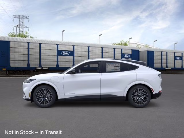 2026 Star White Metallic Tri-Coat Ford Mustang Mach-E Premium RWD SUV