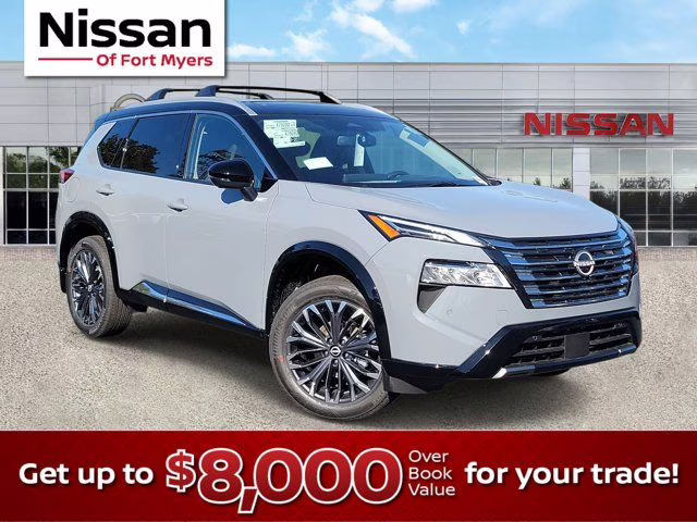 2026 Boulder Gray/Super Black Nissan Rogue Platinum AWD SUV