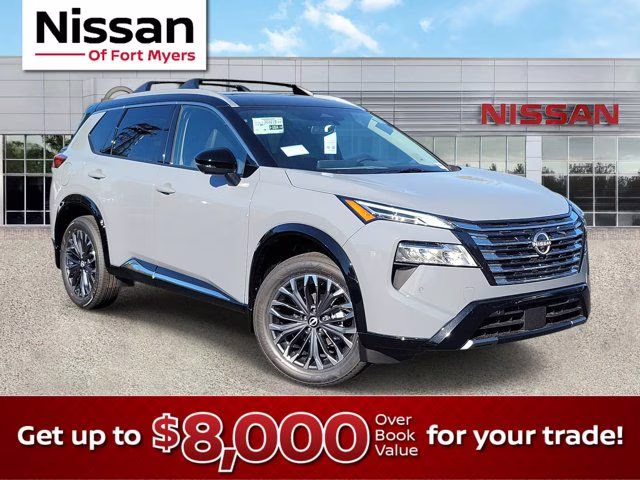 2026 Boulder Gray/Super Black Nissan Rogue Platinum AWD SUV