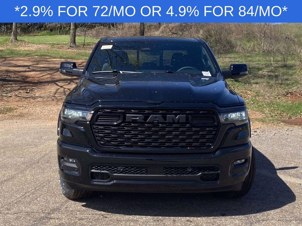 2026 Diamond Black Crystal Pearlcoat Ram 1500 Big Horn/Lone Star 4X4 Truck