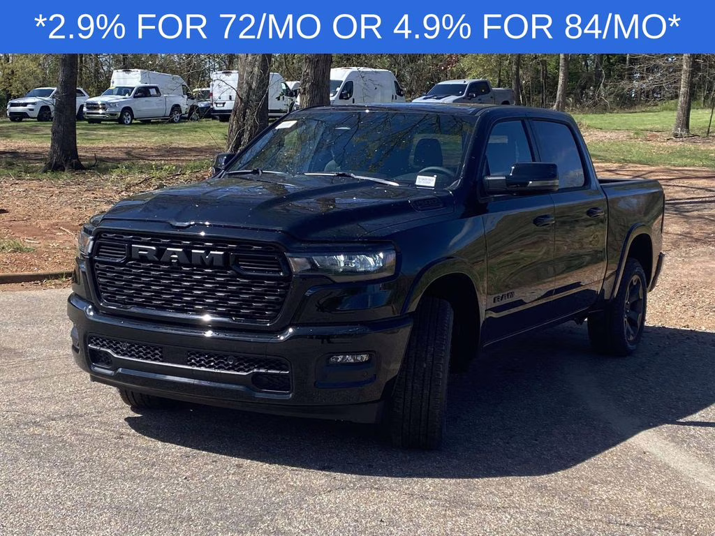 2026 Diamond Black Crystal Pearlcoat Ram 1500 Big Horn/Lone Star 4X4 Truck