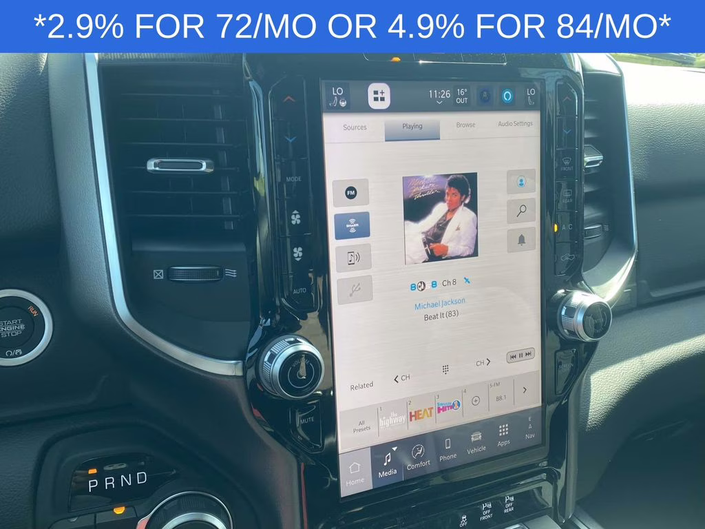 2026 Diamond Black Crystal Pearlcoat Ram 1500 Big Horn/Lone Star 4X4 Truck