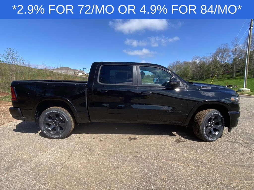 2026 Diamond Black Crystal Pearlcoat Ram 1500 Big Horn/Lone Star 4X4 Truck