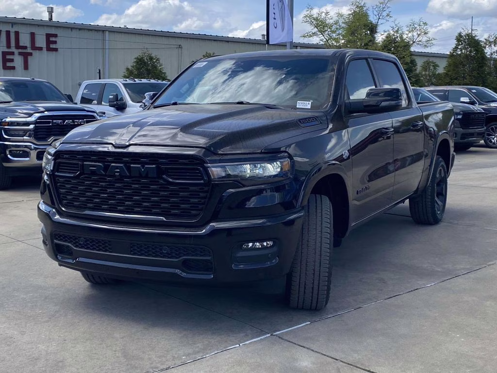 2026 Diamond Black Crystal Pearlcoat Ram 1500 Big Horn/Lone Star 4X4 Truck