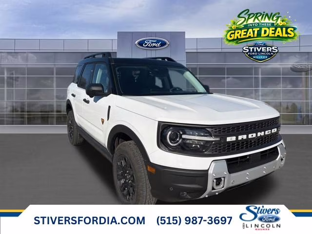 2026 Oxford White Ford Bronco Sport Badlands 4X4 SUV