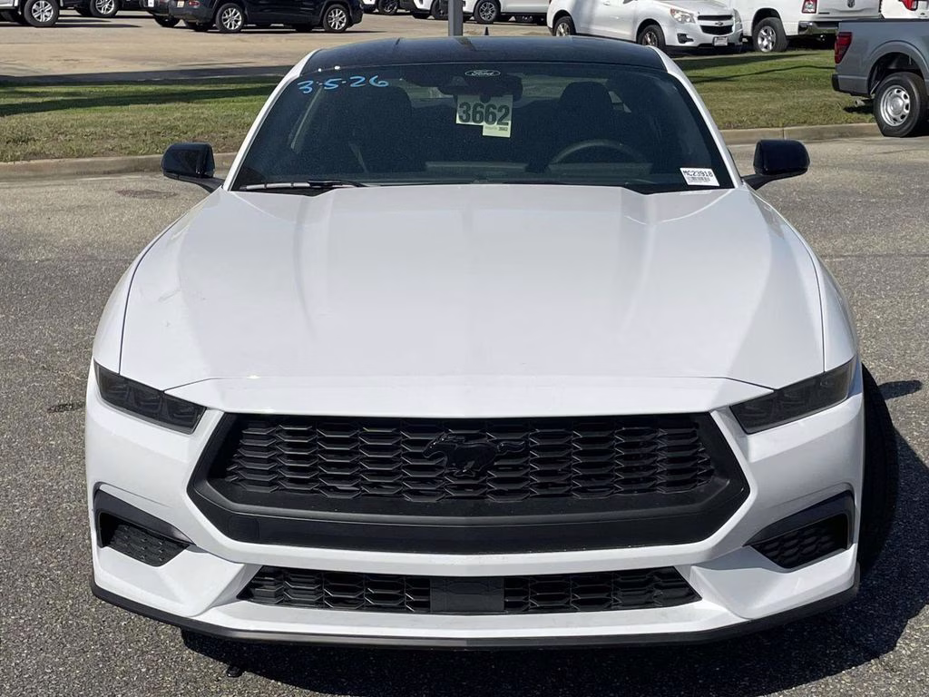 2026 Oxford White Ford Mustang EcoBoost RWD Coupe