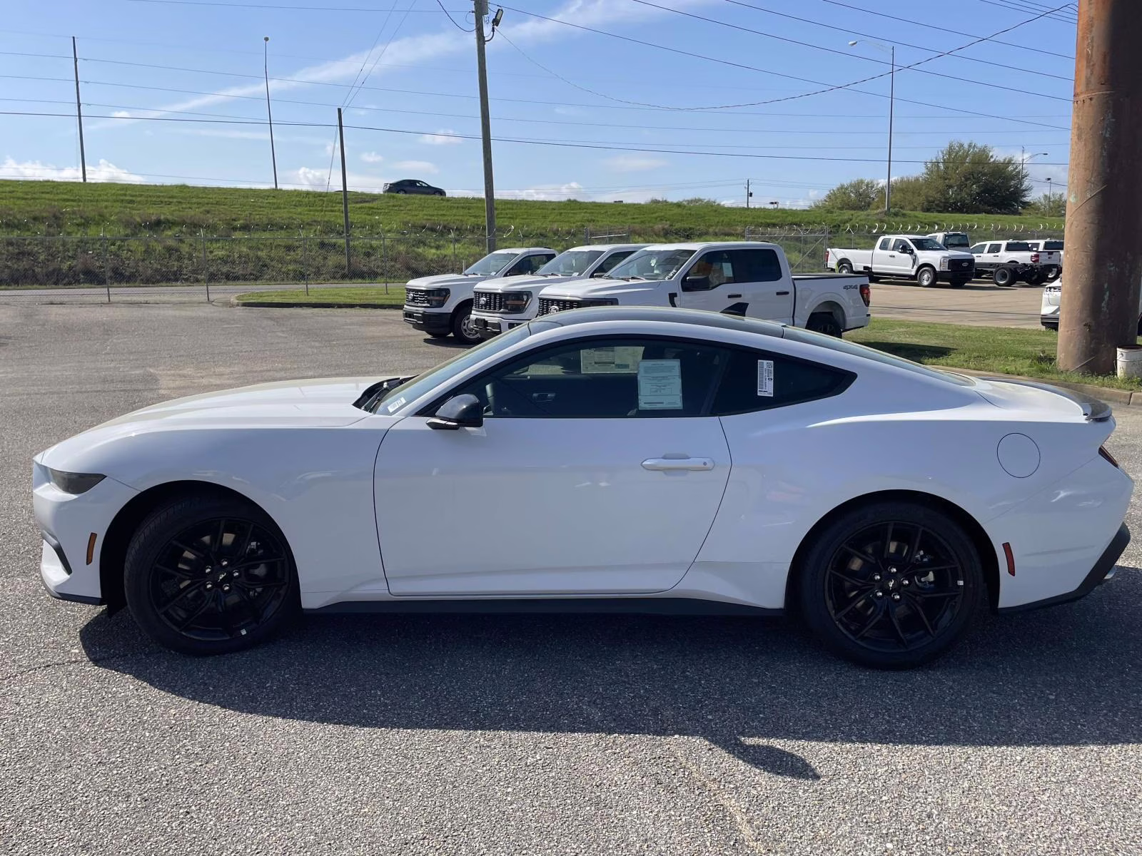 2026 Oxford White Ford Mustang EcoBoost RWD Coupe